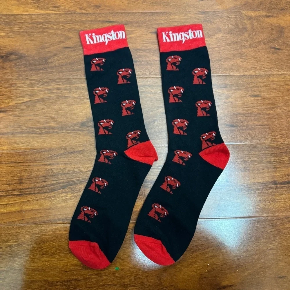 Kingston Black Red Socks